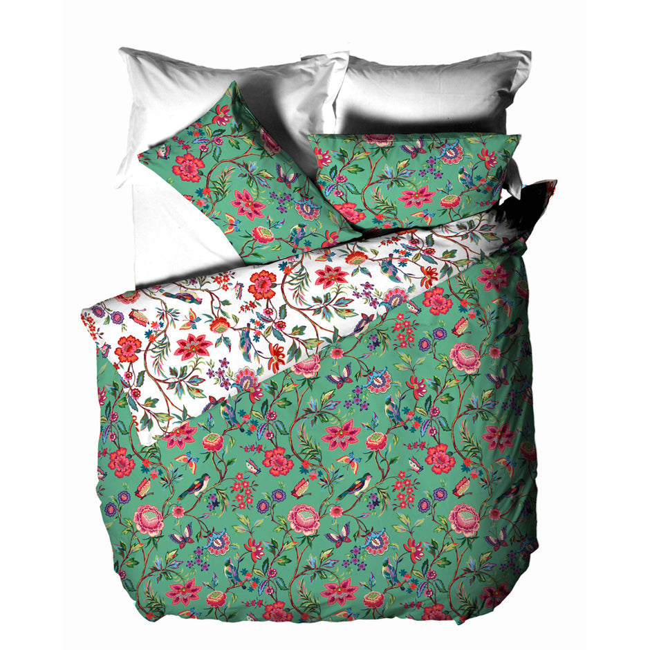 Furn Pomelo Tropical Floral Duvet Cover Set