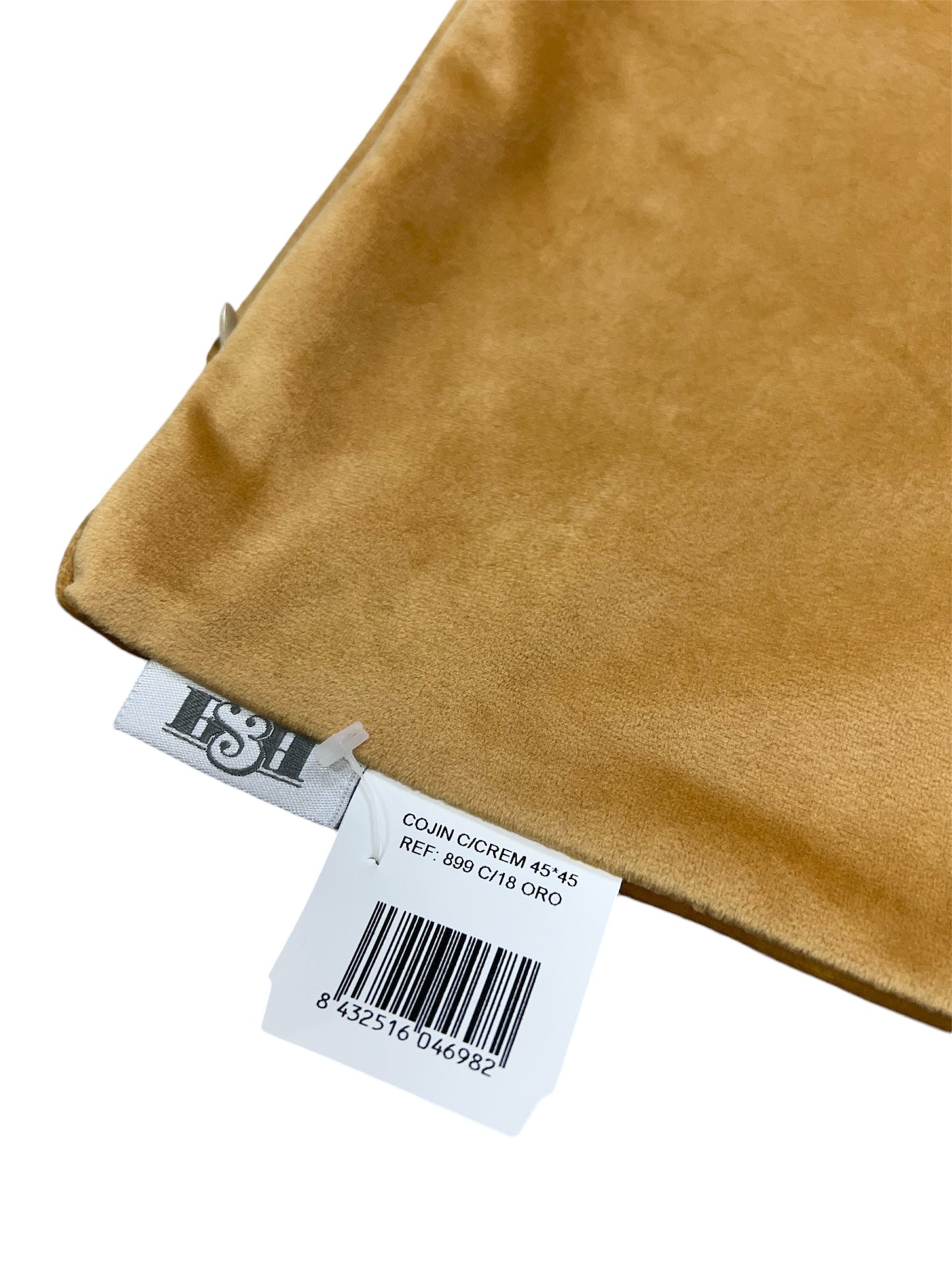 Brisa & Home Velour Cushion cover - Mustard/Gold