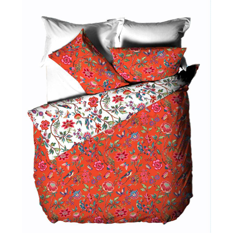 Furn Pomelo Tropical Floral Duvet Cover Set