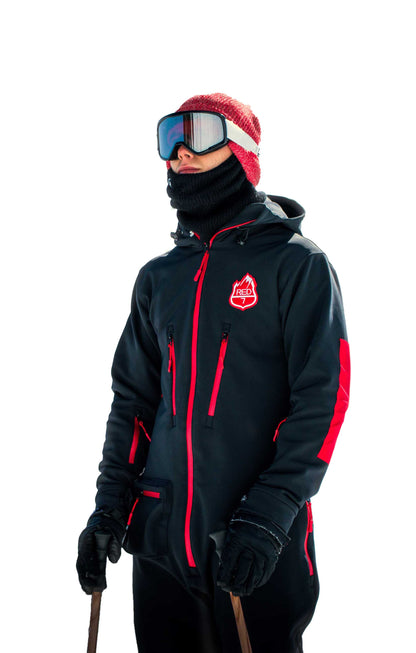 RED7 CG1 All-In-One Ski Suit (Black)