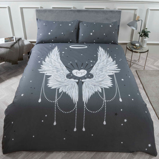 Studio Art by Rapport Angel Wings Duvet set - Grey