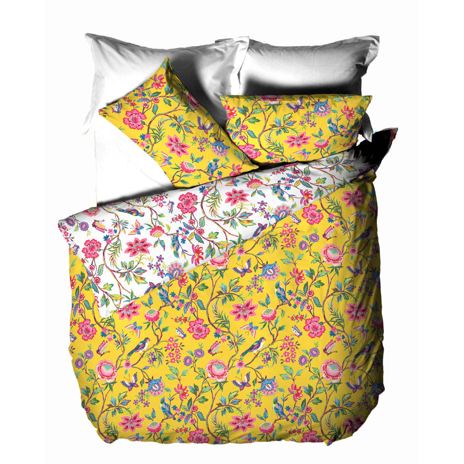 Furn Pomelo Tropical Floral Duvet Cover Set