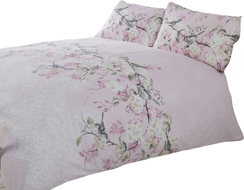 Rapport Eloise Super king Duvet Cover Bedding Set - Pink