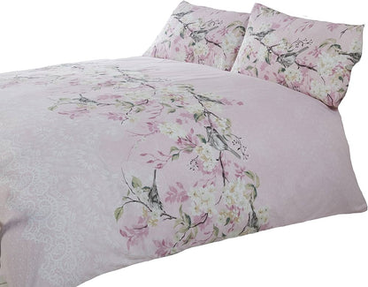 Rapport Eloise Super king Duvet Cover Bedding Set - Pink