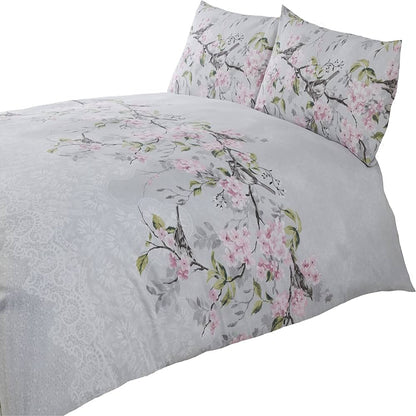 Rapport Eloise Duvet Cover Bedding Set - Grey