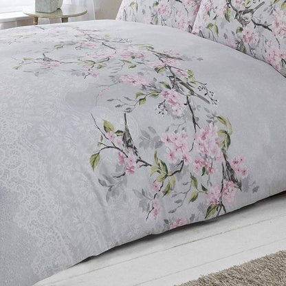 Rapport Eloise Duvet Cover Bedding Set - Grey