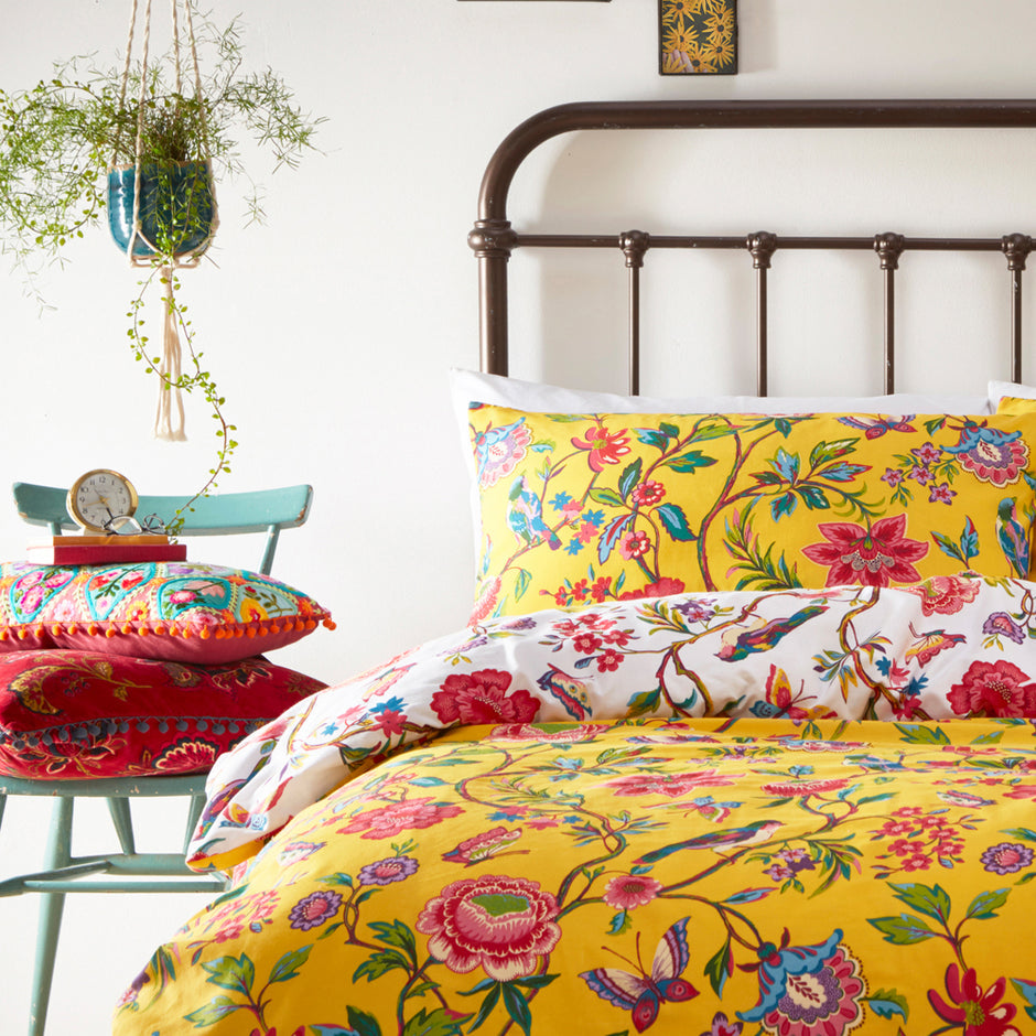 Furn Pomelo Tropical Floral Duvet Cover Set