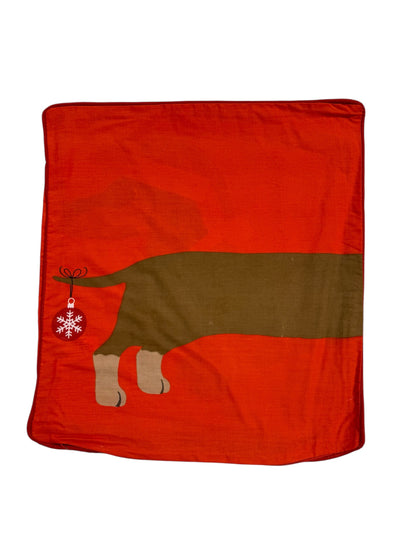 Christmas Long Sausage Dog Cushion Cover