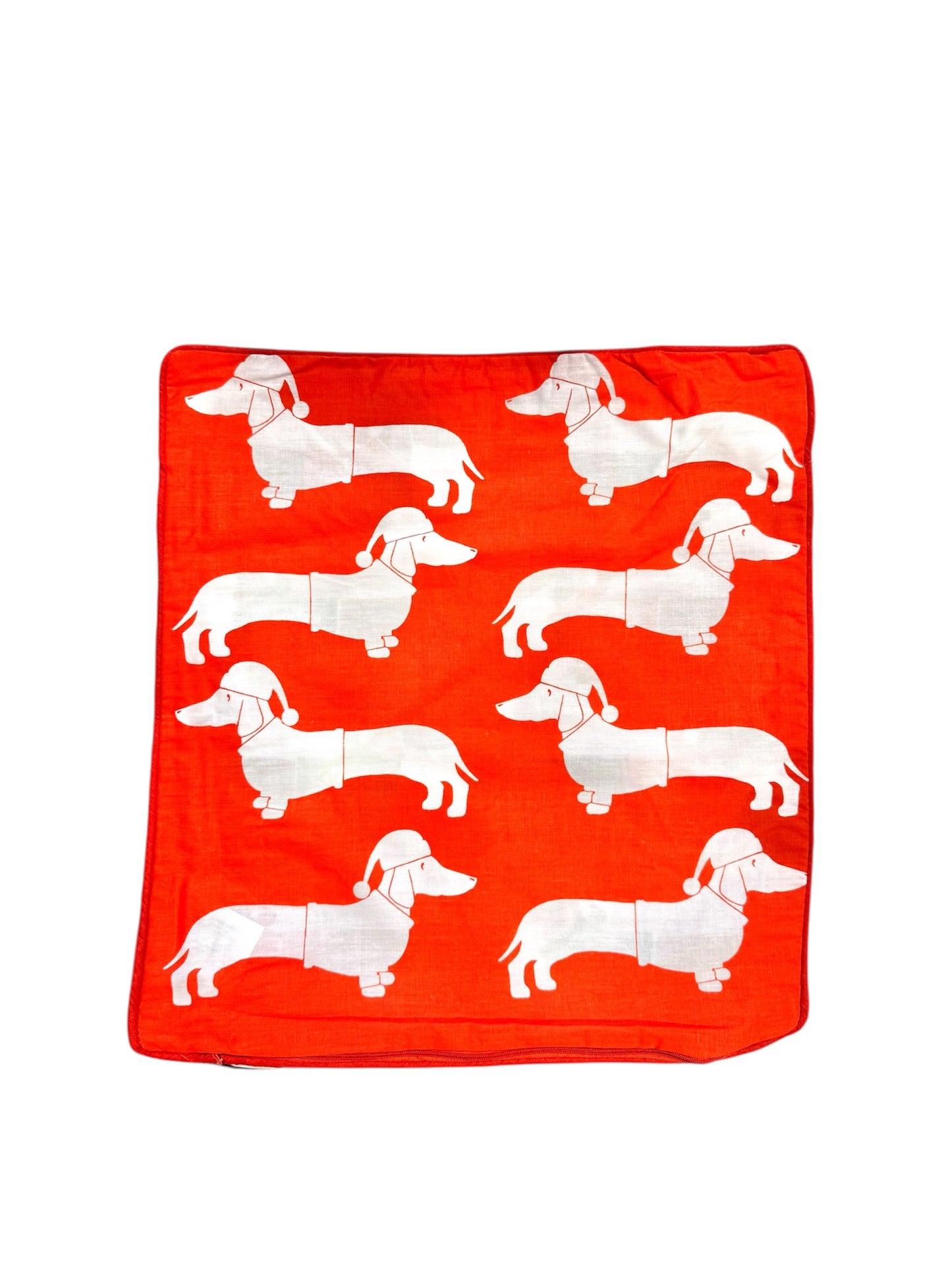 Multi Sausage Dog Christmas Cushion Cover