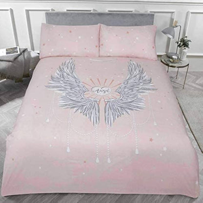 Studio Art by Rapport Angel Wings Duvet set - Blush Pink