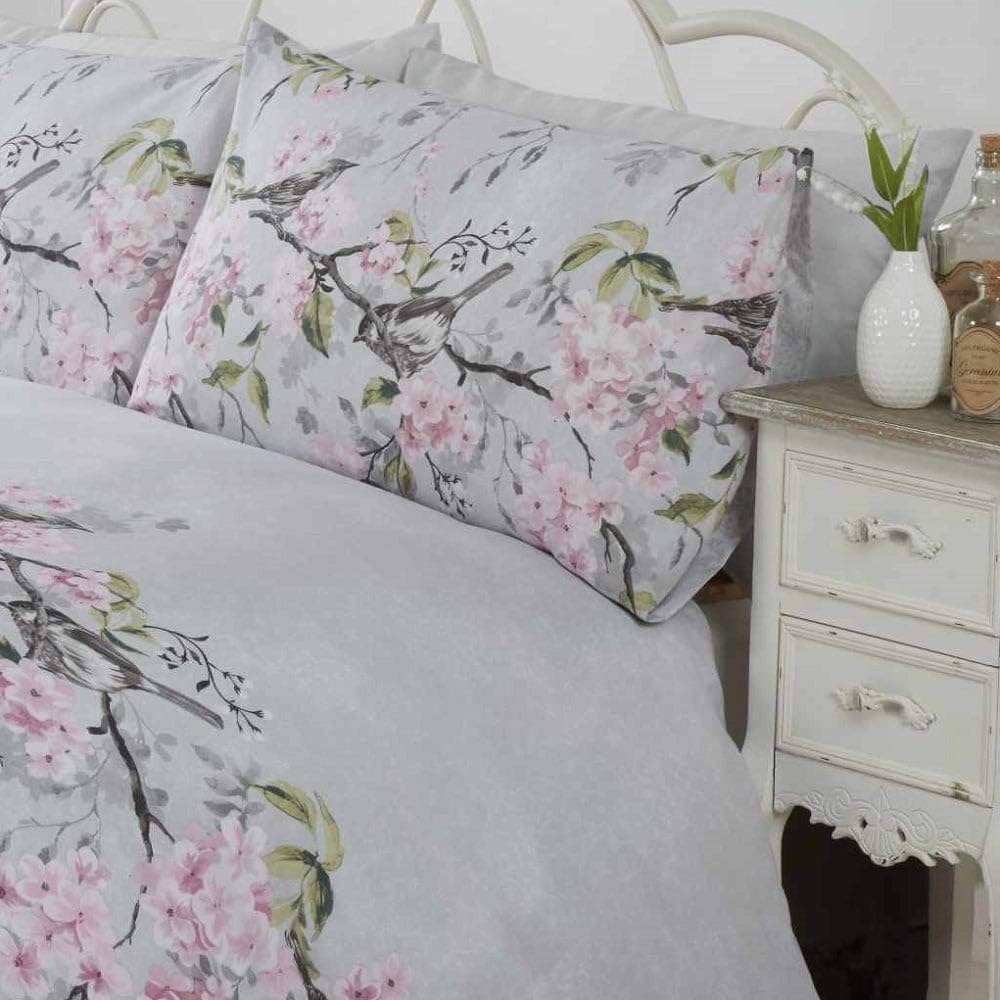 Rapport Eloise Duvet Cover Bedding Set - Grey