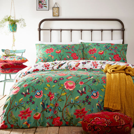 Furn Pomelo Tropical Floral Duvet Cover Set