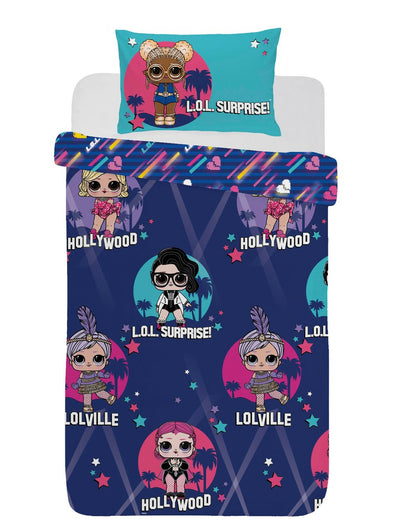 L.O.L Dolls Surprise Hollywood Duvet Set