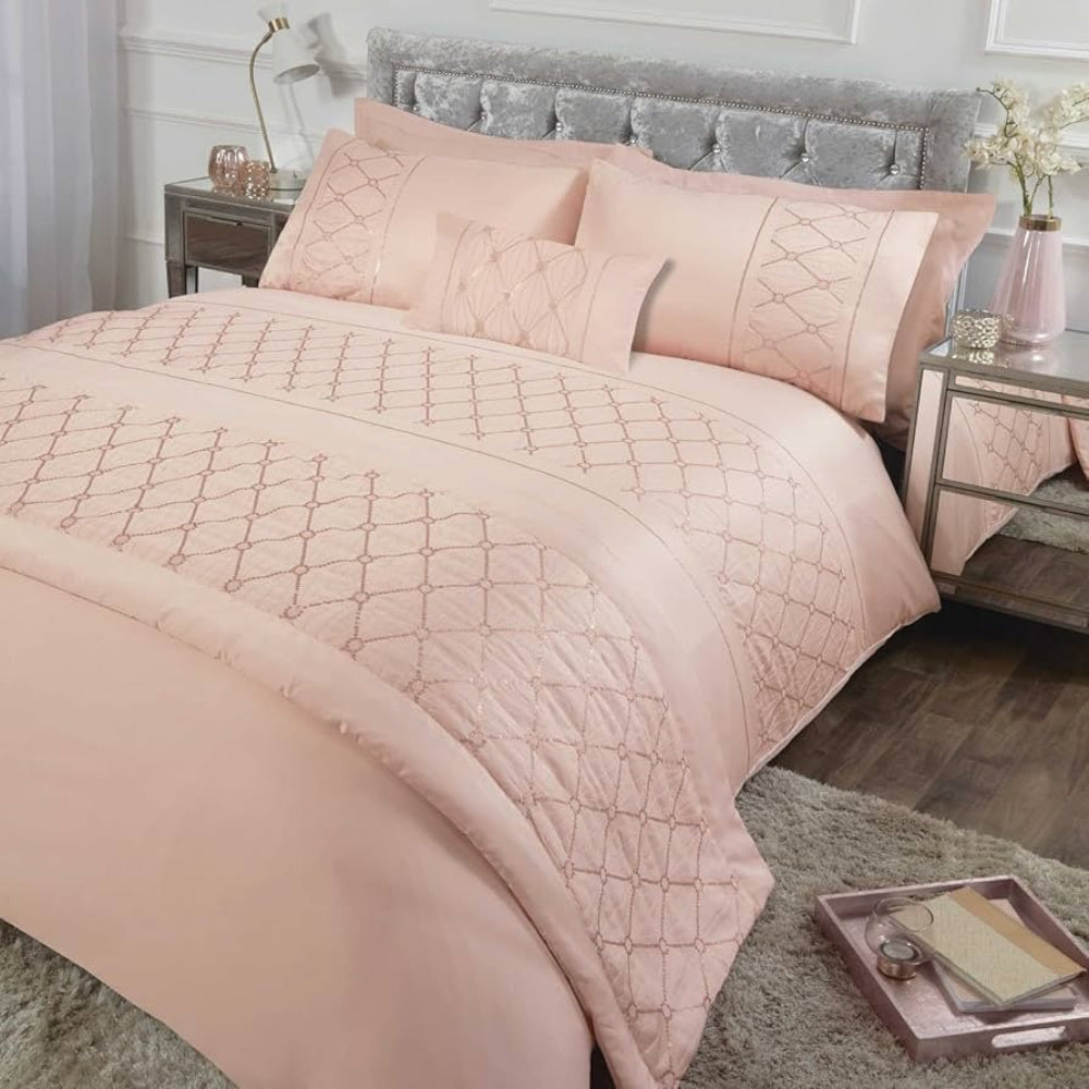 Rapport Belle Maison Monaco Duvet set - Blush Pink
