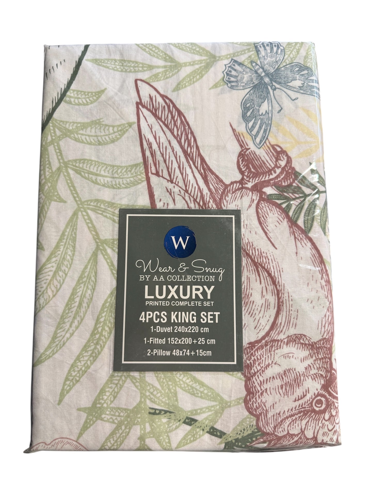 Tropical Cockatoo Complete Bedding Set