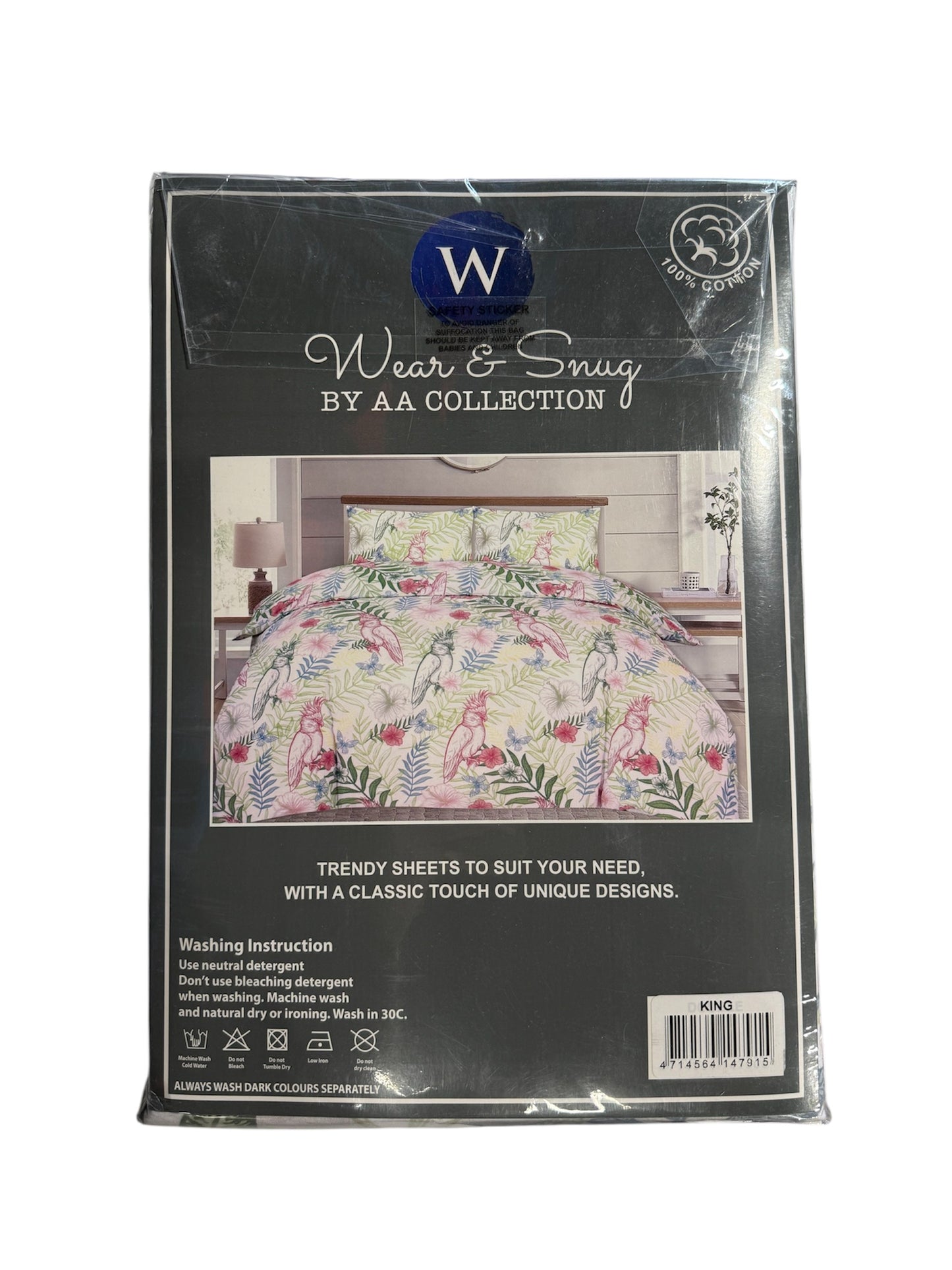 Tropical Cockatoo Complete Bedding Set