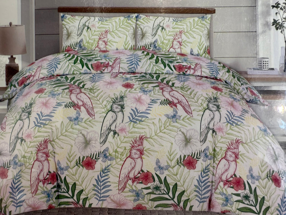 Tropical Cockatoo Complete Bedding Set