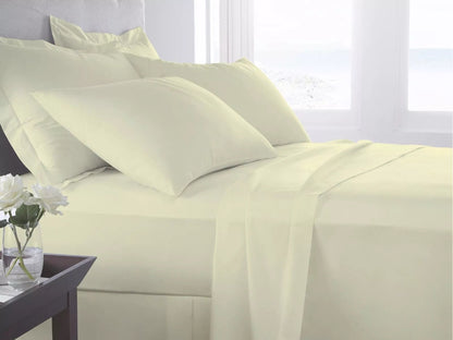 Château de Belle Maison 400 Thread Count 100% Egyptian Cotton Duvet Cover ONLY (Cream)
