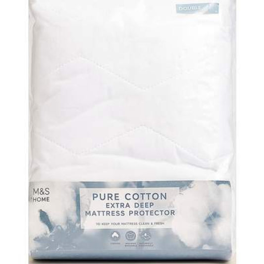 Pure Cotton Extra Deep Mattress protector